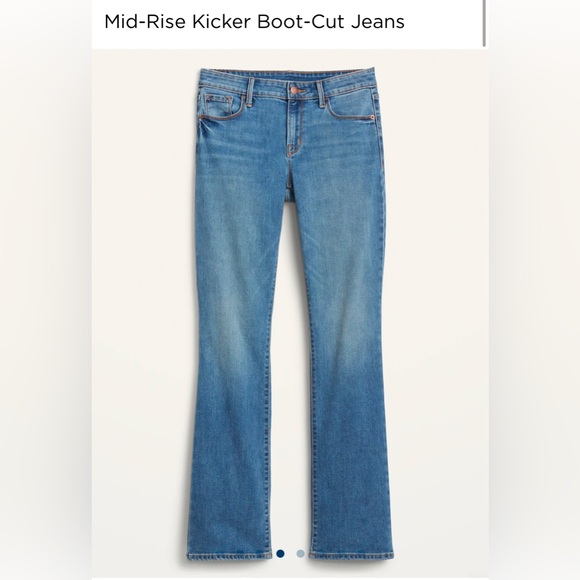 Medium Wash Boot Cut Jeans - Picture 4 of 7